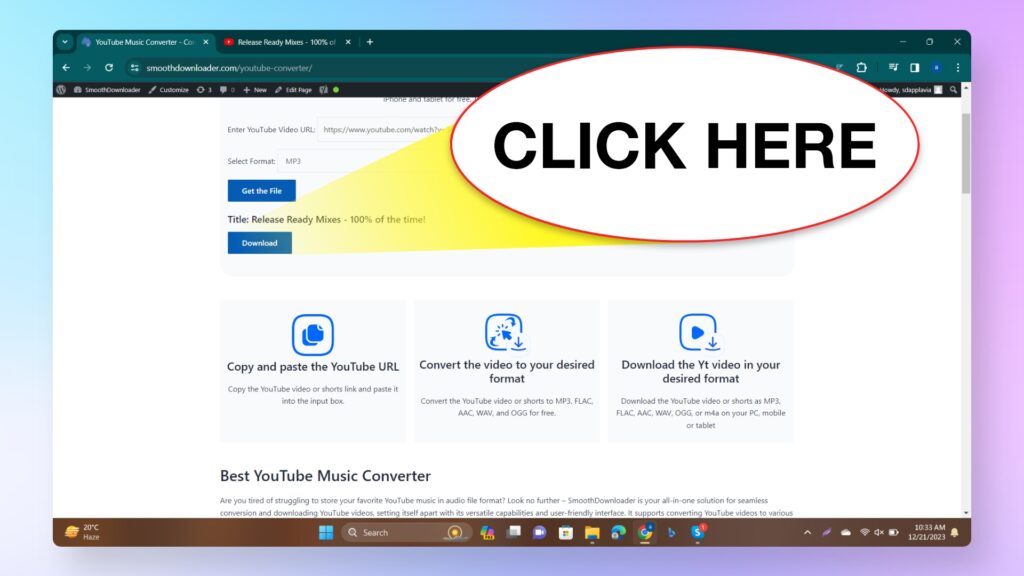 YouTube Converter –Convert Yt video to MP3, WAV, FLAC, and AAC 04