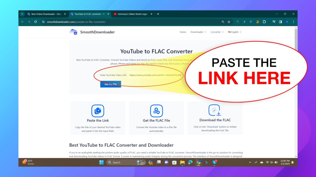 YouTube to FLAC Converter